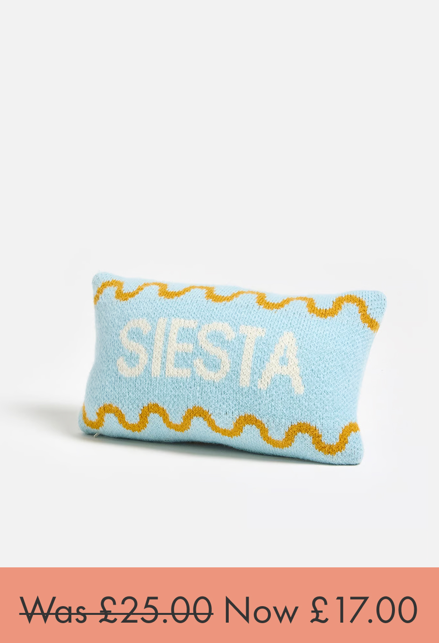 Blue Siesta Rectangular Cushion Cover 30x50cm